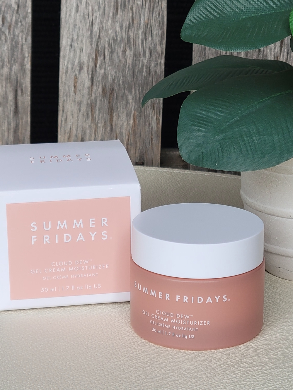Summer Fridays Cloud Dew Gel Cream Moisturizer — Peach